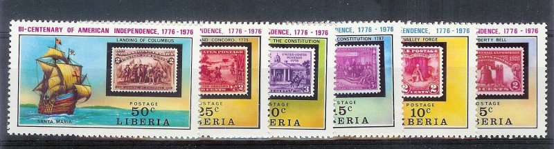 WORLDWIDE (21) US Bicentennial Commem Complete Stamp Sets ALL Mint Never Hinged