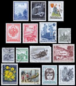 Austria Scott 631 // 789 (1958-67) Mint/Used H F-VF Y