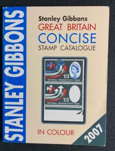 Stanley Gibbons Great Britain Concise Stamp Catalog in color - 2007