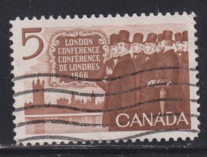 Canada 448 British North America Act 5¢ 1966