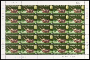 PITCAIRN ISLANDS 1980 Handicrafts set 9c-40c sheets of 25. MNH **. SG 207-10.