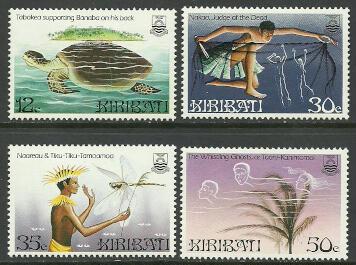 Kiribati #448-51 MNH Set, Legends