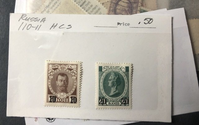 Lots Of Very Nice Russian Stamps in Stock Cards & Few Other Countries