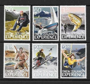 NEW ZEALAND SG3314/9 2011 NEW ZEALAND EXPERIENCE MNH