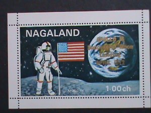 ​NAGALAND-1972 PROMOTION-APOLLO XV MOON LANDING MNH S/S VF-EST. $6