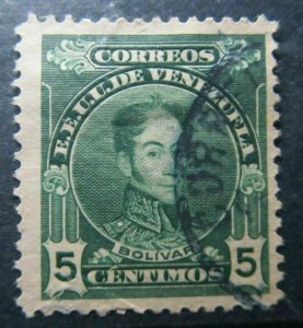 Venezuela 1915-23 5c Perf 12 Fine Used South America A4P52F158-