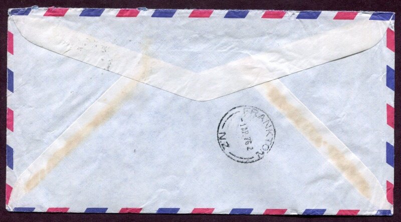 COOK ISLANDS 1975-6 THREE OFFICIAL COVERS PORT VILA LOCAL USEAGE RARATONGA TO NZ