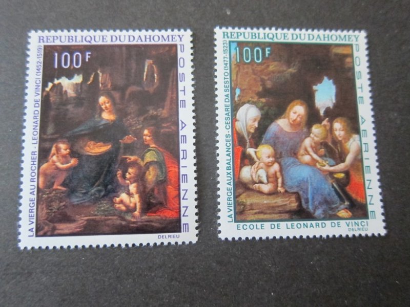 Dahomey 1969 Sc C95-6 Christmas Religion set MNH