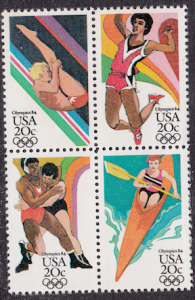 #2085a Olympics Block of 4, Please see the description