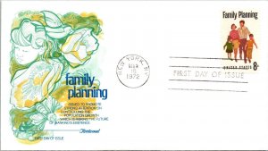 FDC 1972 SC #1455 Fleetwood Cachet - New York, Ny - Single - F77234