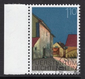 Liechtenstein   #647   cancelled  1978  buildings  1.10fr