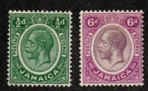 Jamaica 101-102 Set  Mint Hinged