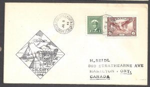 Canada 1946 CALGARY STAMPEDE COVER POSTED AT THE STAMPEDE GROUNDS BS26640