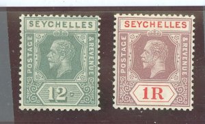 Seychelles #100a/111a Unused Single