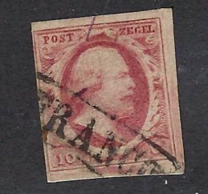 Netherlands SC#2 Used F-VF  SCV$24.00...Great Value!