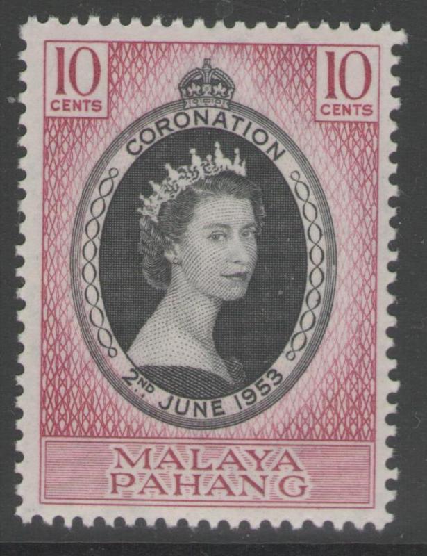 MALAYA PAHANG SG74 1953 CORONATION MNH