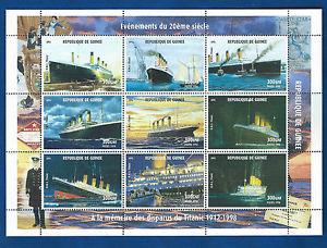 GUINEE GUINEA SHEET TITANIC 