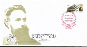 J) 1995 MEXICO, 100 YEARS OF THE DISCOVERY OF RADIOLOGY, WILHELM CONRAD RONTGEN,