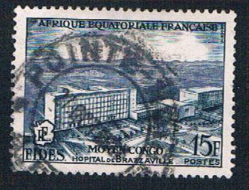 French Equatorial Africa 191 Used Brazzaville Hospital (BP8411)