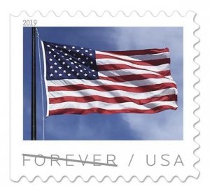 2019 Flag Roll Forever Stamps 10Rolls of 1000pcs