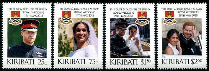 HERRICKSTAMP NEW ISSUES KIRIBATI Royal Wedding Prince Harry