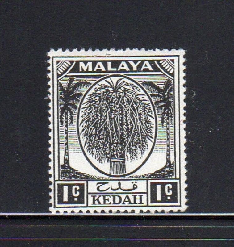 MALAYA-KEDAH #61  1950  1c  SHEET OF RICE  MINT  F-VF  NH  OG