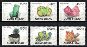 GUINEA-BISSAU 2009 - Minerals/complete set MNH