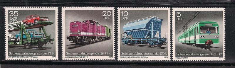 GERMANY - DDR SC# 2001-4 F-VF MNH 1979