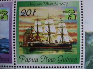 AUSTRALIA-1999-SC#1729B-WORLD STAMPS EXPO-SAILING SHIPS MNH S/S VF-ESTV. $8