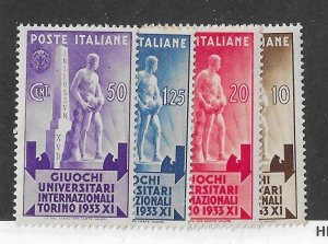 Italy Sc #306-309 set of 4 NH VF