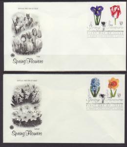 US 3900-3903 Flowers PCS S/2 U/A FDC