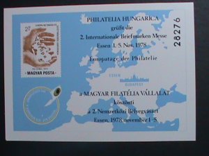 ​HUNGARY-1978- INTERNATIONAL STAMPS EXHIBITION-PHILATELIA HUNGARICA'78 MNH S/S