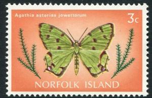 NORFOLK ISLAND 1977 - 3c MNH