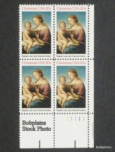 BOBPLATES #2063 Christmas Plate Block F-VF MNH ~See Details for #s/Pos