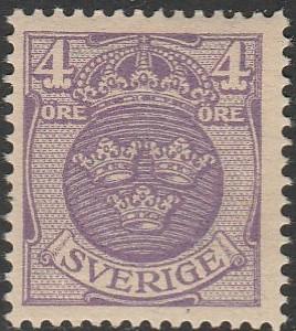 Sweden, #69  MH, From 1910-14