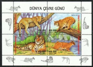 Turkey Stamp 2834  - Wild Cats