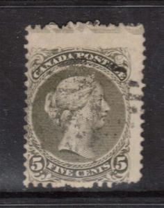 Canada #26 Used Rare Imprint Counter Copy Variety