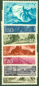 Liechtenstein 336-342 MNH BIN $2.00