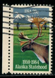 2066 US 20c Alaska Statehood, used