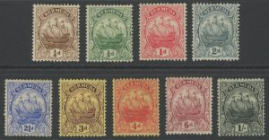 Bermuda 40-48, * mint og hinged, (44 has no gum) (2210 353)