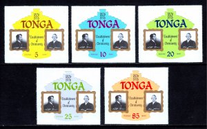 Tonga - Scott #382-386 - MNH - SCV $5.30