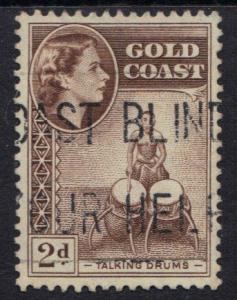 Gold Coast  1952       used      2d.    #