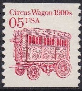 2452 Circus Wagon Coil MNH
