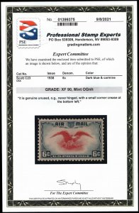 US #C23 EAGLE MNH PSE CERT XF 90,  SINGLE