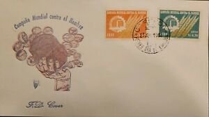 O) 1963 PERU, AGRICULTURE, INDUSTRY, FAO, FEEDOM FROM HUNGER CAMPAIGN, FDC XF