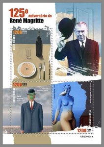 GUINEA-BISSAU 2023 MNH IMPERF. René Magritte Paintings M/S #638a