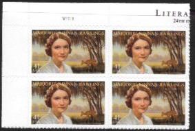 US #4223  Plate Block. Marjorie Kinnan Rawlings