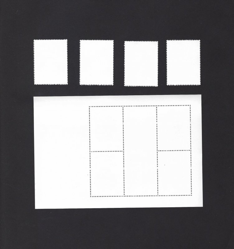 China stamps 2010-4 Scott 3806-09a Liangping New Year Woodprints 梁平木版年画 MNH 4+SS