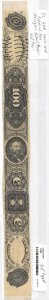 100 Cigar Tax Strip, Springer TC60B, series of 1869 (repaired tear) (53898)