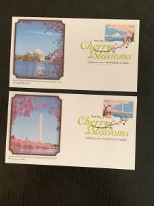 Stamps  US First Day Cover 99, Scott 4651-4652, Cherry Blossoms, See Picture